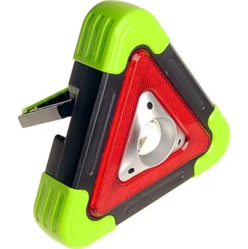 Svítilna Solární baterka trojúhelník HB 6609 (trojúhelník s pracovním a výstražným světlem)