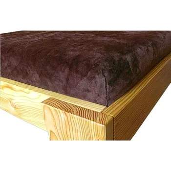 Prostěradlo Prostěradlo Aaryans 180x200 cm mikroflanel tmavohnědé (Prostěradlo z mikrovlákna na 2 postele 180x200 cm)