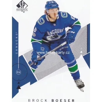 Karetní hra řadová karta BROCK BOESER 18-19 SP Authentic číslo 3
