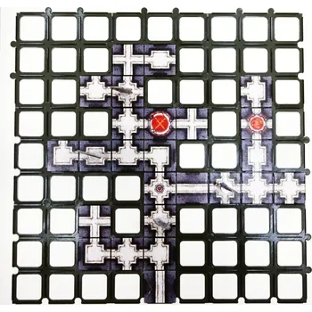 Příslušenství k deskovým hrám TLAMA games Plastová mřížka na destičky 3x3 (16 ks)