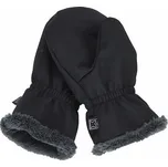 Dětské rukavice Fantom SOFTSHELL s kožíškem 1 černá
