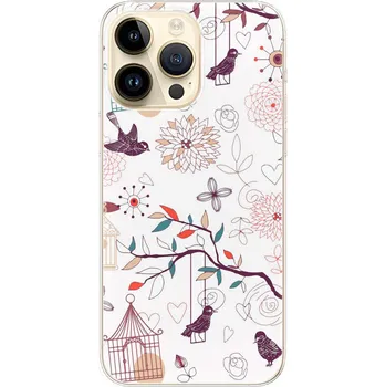 Odolné silikonové pouzdro iSaprio - Birds - iPhone 14 Pro Max