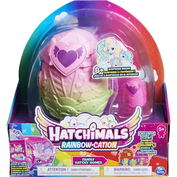 Figurka Spin Master Hatchimals Rainbow-Cation Family Hatchy Homes