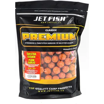 Boilies Jetfish Jet Fish Premium Classic Boilie - Švestka/Česnek - 24mm/5kg