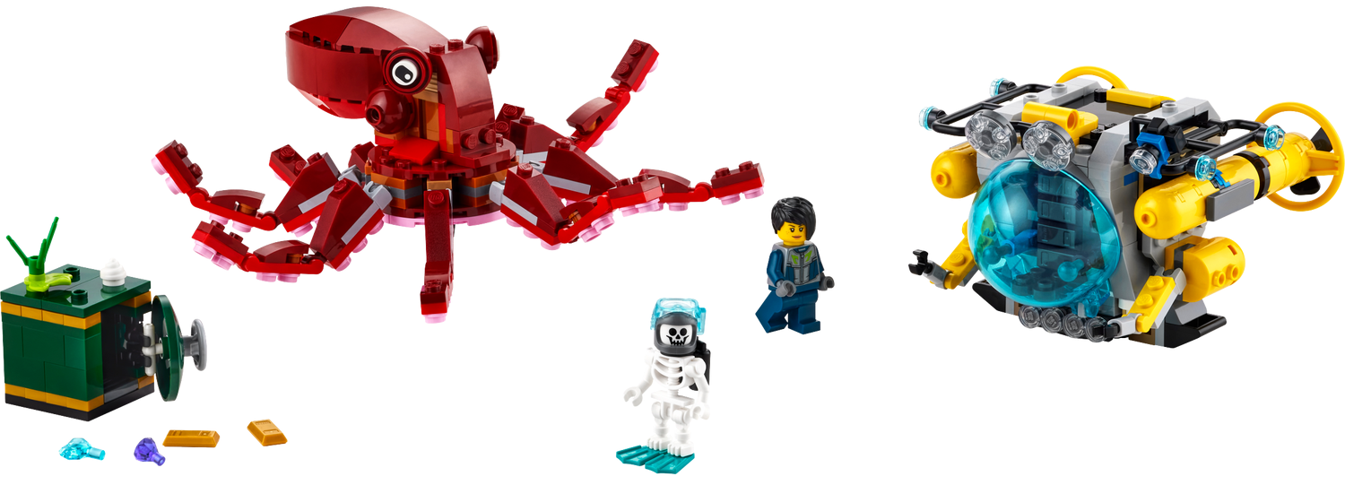 foto Stavebnice LEGO LEGO Creator 3v1 31130 Hledání potopeného pokladu