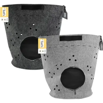 Pelíšek pro kočku Iglu LET´S Travel kukaň přenosná šedé 36x50cm