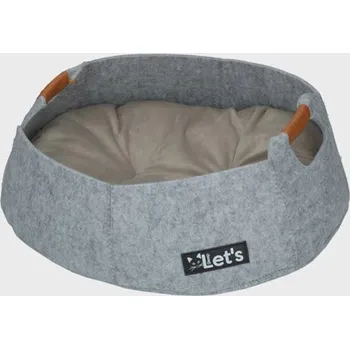 Pelíšek pro psa Pelech LET´S Bring it On vědro šedý 20x36cm