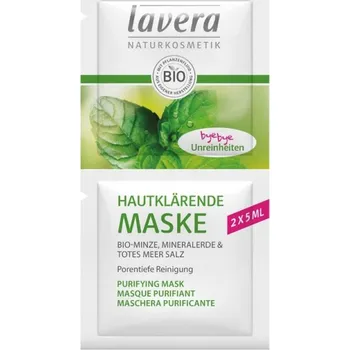 Pleťová maska lavera Hloubková čistící maska Bio Máta 2x5 ml