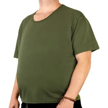 Pánské tričko Olivové tričko nadměrná velikost Gold Champion (Rybářské tričko nadrozměrné zelené)