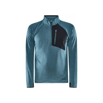 Pánská mikina CRAFT CORE Trim Thermal M zelená 1909500-678200 XL; Zelená mikina + DÁREK DLE VÝBĚRU!