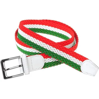 Opasek Elastický pasek tricolor (Pánský a dámský opasek s barvami Maďarska či Itálie)