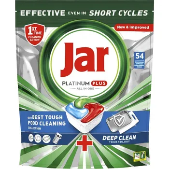 Jar Platinum Plus Deep Clean Blue All in 1 tablety do myčky, 54 ks
