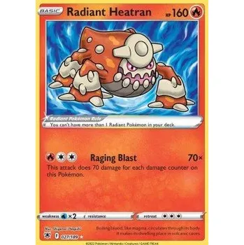 Karetní hra Pokémon ASR 027/189 Radiant Heatran - Astral Radiance