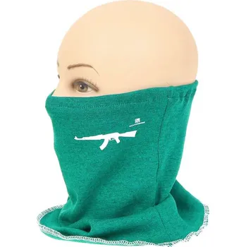 Nákrčník Kalašnikov AK-47 Zelený (Nákrčníky pro muže Kalashnikov ak47 vhodný jako rouška)