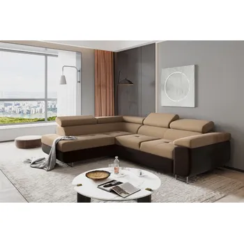 Sedací souprava Rohová rozkládací sedačka Aston s úložným prostorem - Monolith 09/29 Varianta: Levá