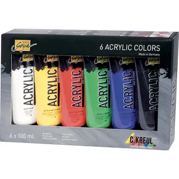 Speciální výtvarná barva C.Kreul Goya sada akrylových barev 6x 100 ml