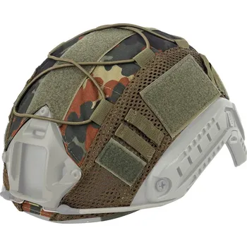 Sportovní střelba Imperator Tactical Potah na helmu FAST s elastickou šňůrkou - Flecktarn