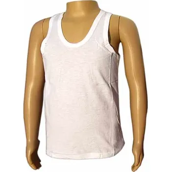 Pánské tílko Tílko dětské Klasik bílé (nátělník pro děti z hladkého úpletu)