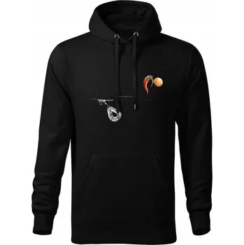 Rybářské oblečení Carp ´R´ Us Carp´R´Us Mikina Mouthsnagger černá Varianta: Carp´R´Us Mikina Mouthsnagger - vel. L černá