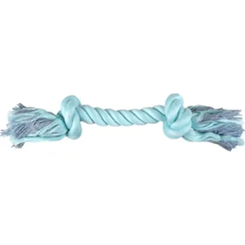 Hračka pro psa Hračka FLAMINGO bavlna - Small Dog Cub uzel Izra tyrkysový 20x4x4cm