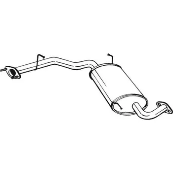 Tlumič výfuku Zadní tlumič výfuku BOSAL 169-219