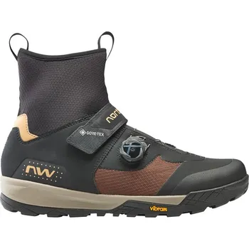 Pánské cyklistické tretry Boty / tretry - Northwave Kingrock Plus Gtx - Black / Brown 42