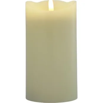 led svíčka Glassor LED svíčka vosková 7 cm 2 ks mandlová