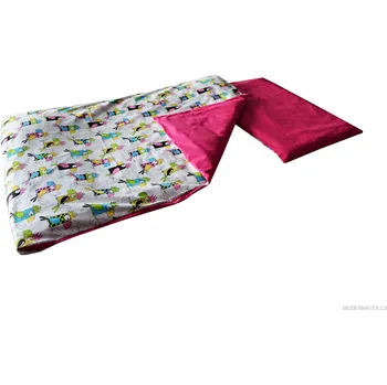 Povlečení Povlečení do postýlky 2 dílné DANDY barva Amarant