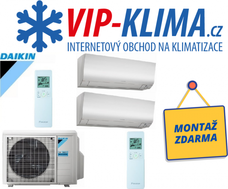 DAIKIN SENSIRA 2+1 montáž zdarma