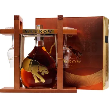 Likér Meukow XO + 2 sklenice na stojanu 40 % 0,7 l