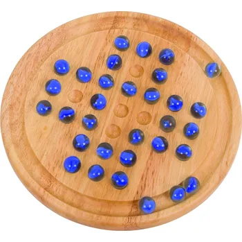 Desková hra Bigjigs Toys Dřevěný Solitér