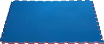 podložka na cvičení Spartan Sport Tatami-Taekwondo 100 x 100 x 2 cm modrá/červená
