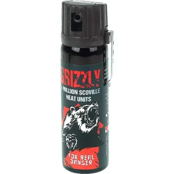 Obranný sprej Sprej na medvědy Grizzly 63ml (Obranný sprej proti medvědům (Aktuálně dodáván bez spony na opasek))