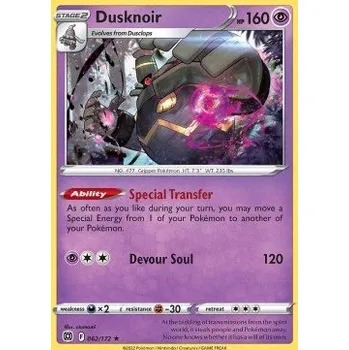 Sběratelská karetní hra Pokémon BRS 062/172 Dusknoir - Brilliant Stars Stav: Near Mint, Verze: HOLO