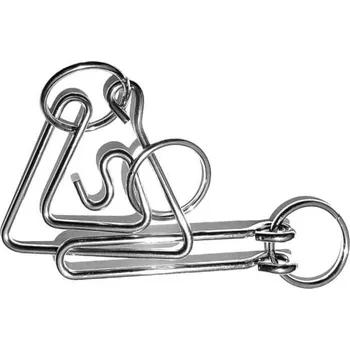 Hlavolam Hlavolam kovový Lichoběžník (drátěný kovový hlavolam pro děti i dospělé)