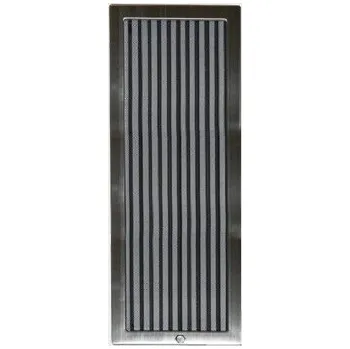 Větrací mřížka Mřížka žaluziová 170x490mm- nerez