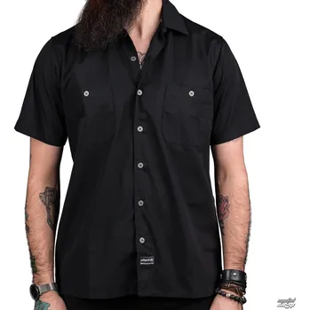 Pánská košile košile pánská WORNSTAR - MASTER Drifter Essentials - Black - XXL