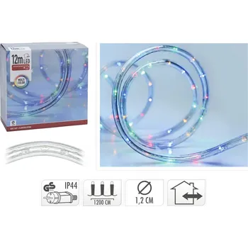 Vánoce Euro Habitat Světelný řetěz Vánoční LED světelná hadice 288 LED vícebarevná 12m