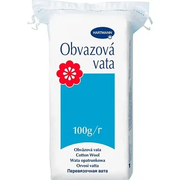 Vata Vata obvazová skládaná 100 g Hartmann