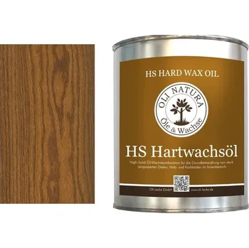 Olej na dřevo Oli-Natura HS HARTWACHSÖL (Olej na dřevěné podlahy) teak - teak Balení: 20ml + dárek k objednávce nad 1000Kč