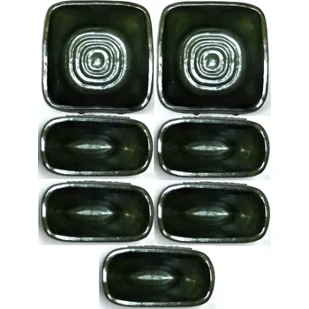 Zdobné keramické kachle sada 7 ks - výprodej