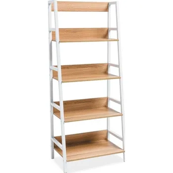 regál Regál Olsen A 65 x 40 x 154 cm bílý/dub