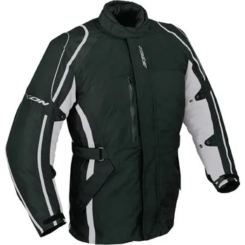 Moto bunda SPECIOUS - pánská šedá textilní moto bunda IXON - L