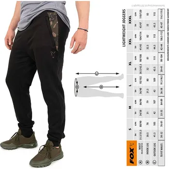 Rybářské oblečení Fox Tepláky LW Black Camo Print Jogger