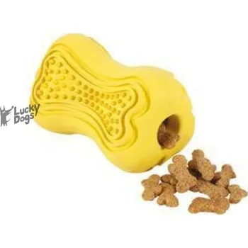 Hračka pro psa Hračka pes TITAN gumová kost S žlutá Zolux