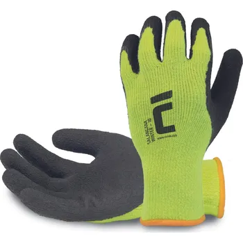 Pracovní rukavice ČERVA EXPORT IMPORT a.s. SALANGANA WINTER - Pracovní rukavice povrstvené, žluté, Vel 10
