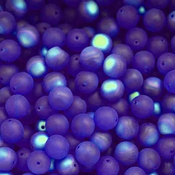 Dětské navlékací korálky Pro Háčkování Korálek skleněný matný AB lesk 8 mm 60310/28701