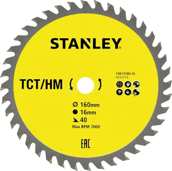Pilový kotouč Pilový kotouč 160x16mm, 40 zubů STA13105 STANLEY