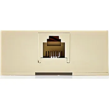 Elektrický konektor Nedis Konektor modulární spojovací, zásuvka RJ11/RJ11, slonová kost