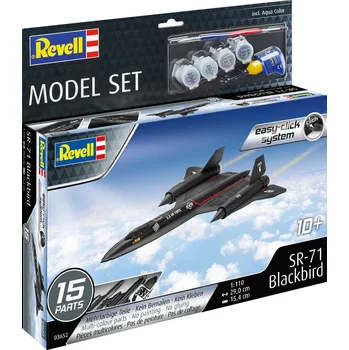 Plastikový model EasyClick ModelSet letadlo 63652 - SR-71 Blackbird (1:110)